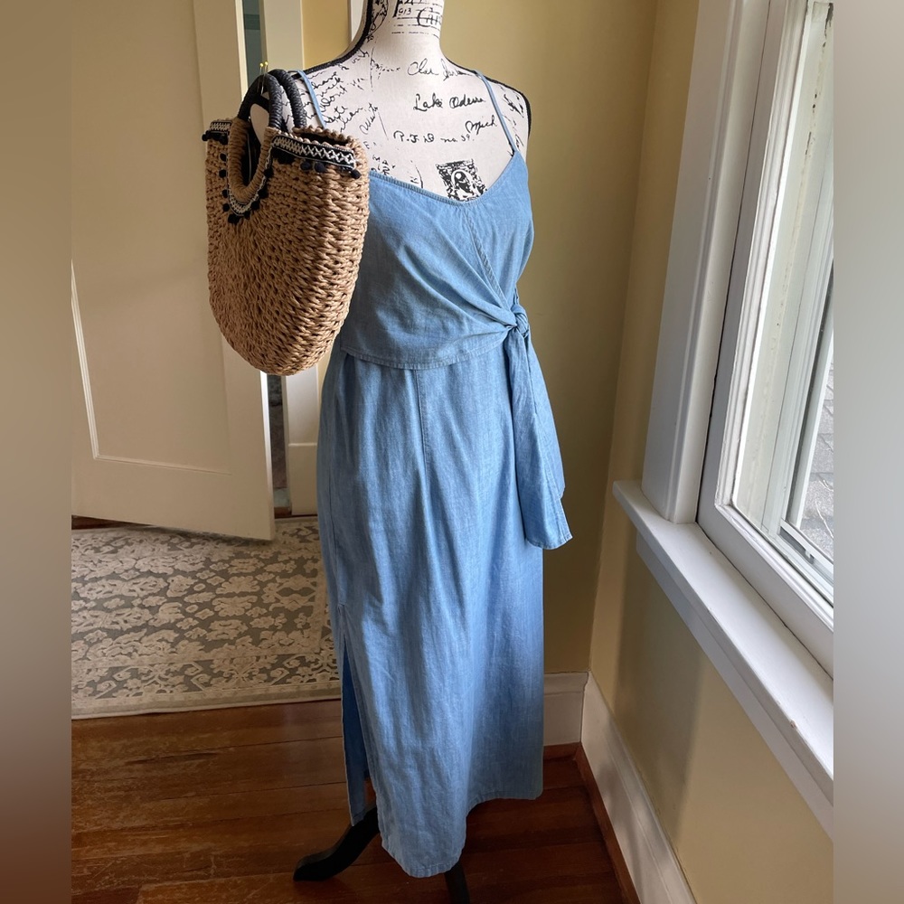 Cotton denim the dress